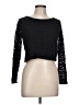 Adam Levine Black Long Sleeve Top Size L - photo 1