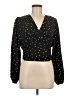 Shein Polka Dots Black Long Sleeve Blouse Size 8 - 10 - photo 1