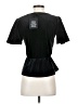 Modern Works Black Short Sleeve Blouse Size XS - photo 2