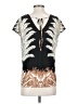 Vince Camuto Black Short Sleeve Top Size XS - photo 2