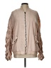 Free People 100% Polyester Tan Jacket Size L - photo 1