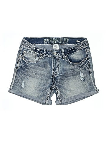 Hydraulic Denim Shorts (view 1)
