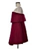 Keepsake 100% Polyester Solid Burgundy Cocktail Dress Size L - photo 5