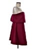 Keepsake 100% Polyester Solid Burgundy Cocktail Dress Size L - photo 4