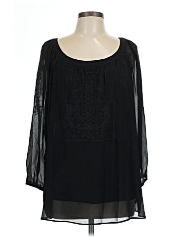 BCBGMAXAZRIA Long Sleeve Blouse (view 1)