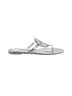 Jack Rogers Silver Black Sandals Size 11 - photo 1