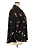 Lane Bryant 100% Polyester Floral Black 3/4 Sleeve Blouse Size 18 - 20 Petite - photo 4