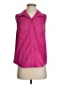 Chico's Solid Pink Sleeveless Button-Down Shirt Size S - photo 1