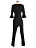 Black Halo Solid Black Jumpsuit Size 4 - photo 2