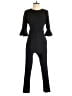 Black Halo Solid Black Jumpsuit Size 4 - photo 1