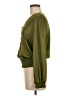 MICHAEL Michael Kors 100% Polyester Green Long Sleeve Blouse Size M - photo 5