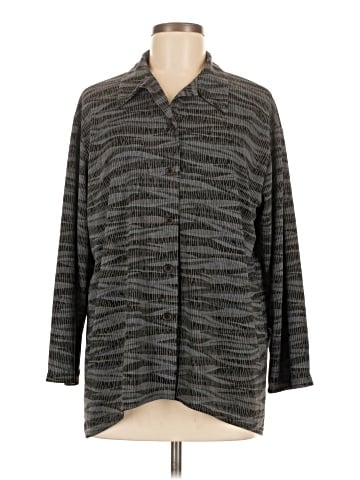 Diane von Furstenberg 3/4 Sleeve Button-Down Shirt (view 1)