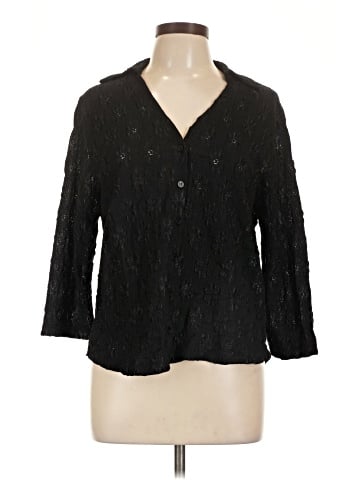 Coldwater Creek 3/4 Sleeve Button-Down Shirt (view 1)