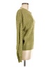 Sweet Lemon Chevron-herringbone Green Pullover Sweater Size S - photo 4