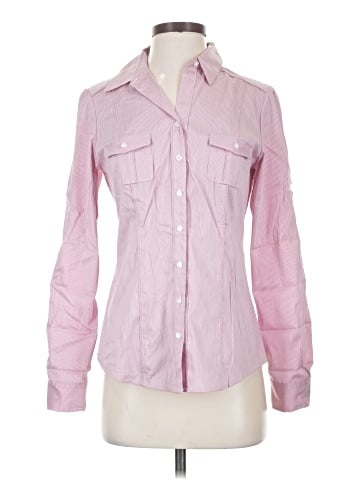 White House Black Market Long Sleeve Button-Down Shirt (view 1)