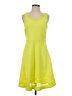 Spense Solid Yellow Cocktail Dress Size 4 - photo 1