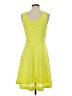 Spense Solid Yellow Cocktail Dress Size 4 - photo 2