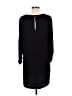 Zara Basic Solid Black Casual Dress Size M - photo 2