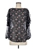Fab'rik 100% Polyester Black 3/4 Sleeve Blouse Size M - photo 1