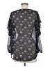 Fab'rik 100% Polyester Black 3/4 Sleeve Blouse Size M - photo 2