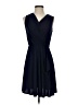 Tahari Solid Blue Cocktail Dress Size S - photo 1