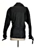 Spiegel 100% Leather Black Trenchcoat Size S - photo 2