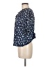 Lucky Brand Blue Short Sleeve Blouse Size M - photo 5