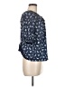 Lucky Brand Blue Short Sleeve Blouse Size M - photo 4