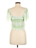 Zara Green Short Sleeve Top Size S - photo 2