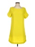 Mittoshop 100% Polyester Solid Yellow Casual Dress Size S - photo 1