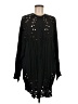 Unbranded 100% Rayon Black Long Sleeve Blouse Size M - photo 1