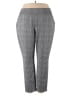Cato Plaid Gray Dress Pants Size 24W - photo 1