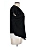 Apostrophe Black Short Sleeve Blouse Size L - photo 4