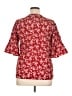 Unbranded 100% Polyester Red Short Sleeve Blouse Size L - photo 2