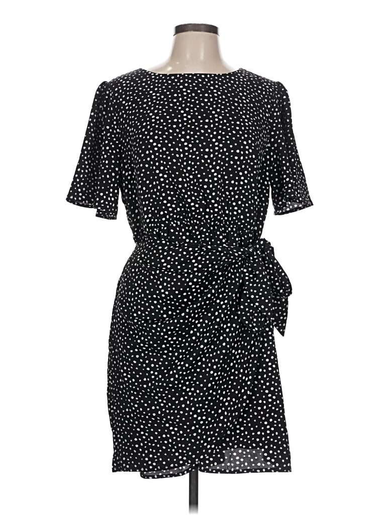 Pre-owned Pink Lily Casual Dress In Black