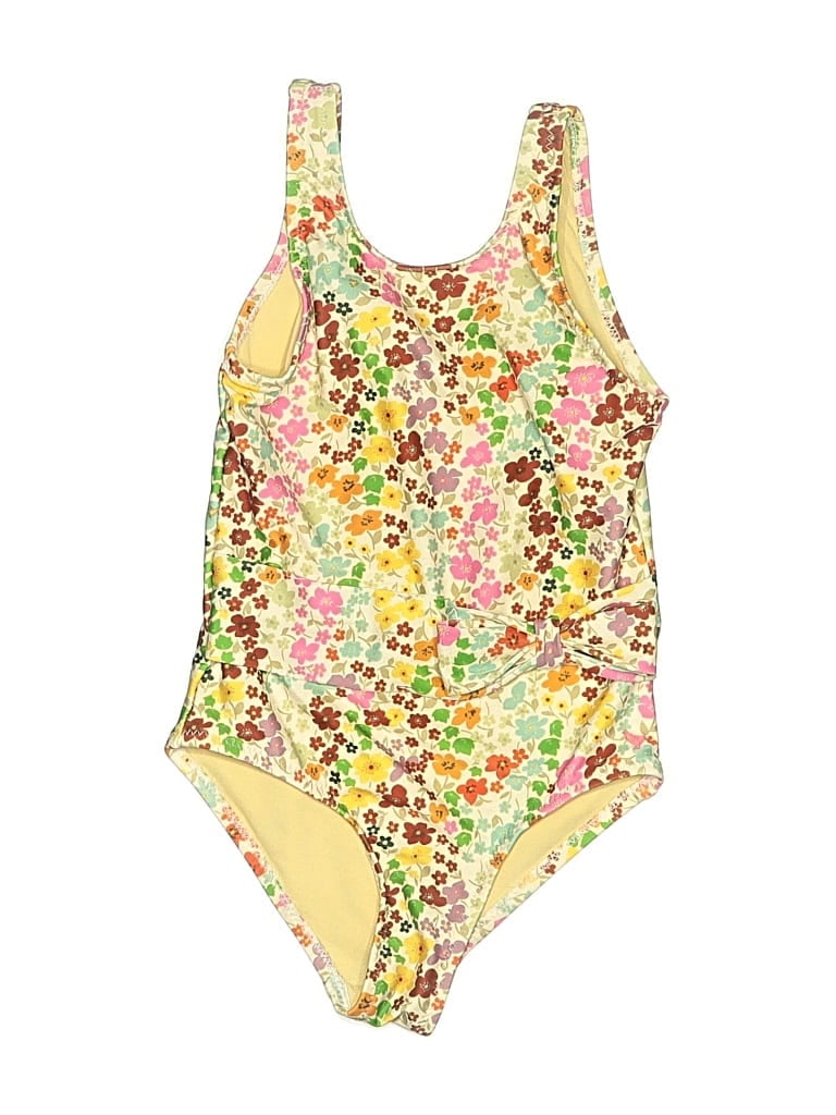 Pre-owned Pink Chicken Kids' One Piece Swimsuit In Yellow