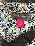 Vince Camuto 100% Polyester Floral Blue 3/4 Sleeve Blouse Size 1X - photo 7