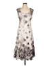 Komarov 100% Polyester Tie-dye Gray Casual Dress Size Lg (3) - photo 1