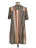 BCBGeneration Print Tan Casual Dress Size L - photo 2