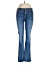 7 For All Mankind Hearts Blue Jeans Size 30 waist - photo 1