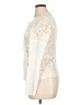 Cache Ivory Long Sleeve Blouse Size 14 - photo 5