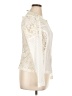 Cache Ivory Long Sleeve Blouse Size 14 - photo 4