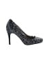 Nina Gray Black Heels Size 8 - photo 1