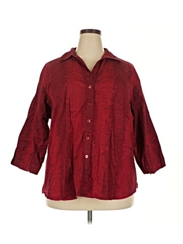 Krazy Kat 3/4 Sleeve Button-Down Shirt (view 1)