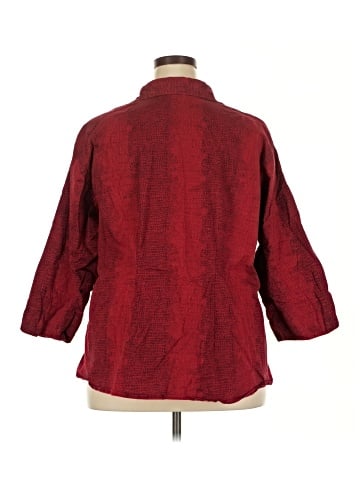 Krazy Kat 3/4 Sleeve Button-Down Shirt (view 2)