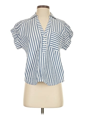Veronica Beard Short Sleeve Blouse (view 1)