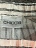 Chico's Stripes Black Silver Casual Pants Size Sm (0) - photo 7