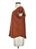 Haute Monde 100% Polyester Brown Short Sleeve Blouse Size S - photo 5