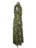 Ann Taylor 100% Polyester Paisley Yellow Casual Dress Size 6 (tall) - photo 4