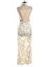 Assorted Brands 100% Polyester Floral Ivory Jumpsuit Size M - photo 2